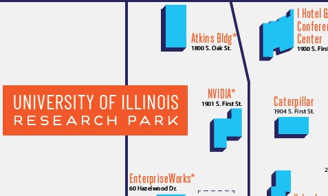 University of Illinois Research Park Map